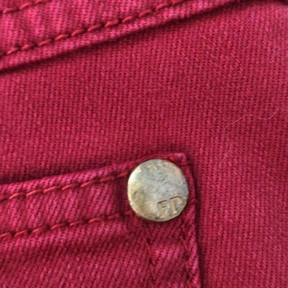 Free People Skinny Jeans Rosey Red Size 26 - Picture 8 of 9